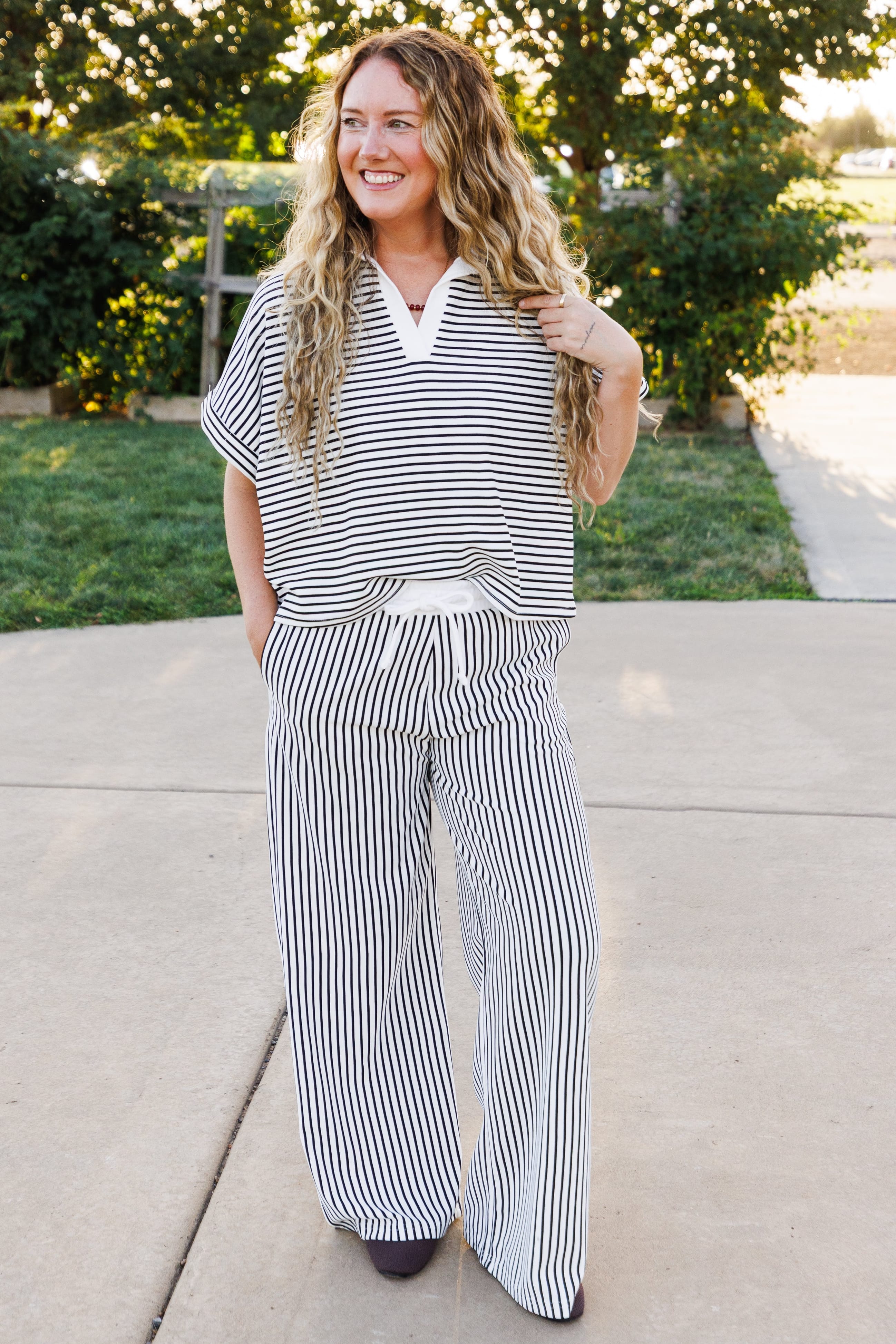 Jasper Striped 2 Piece Set