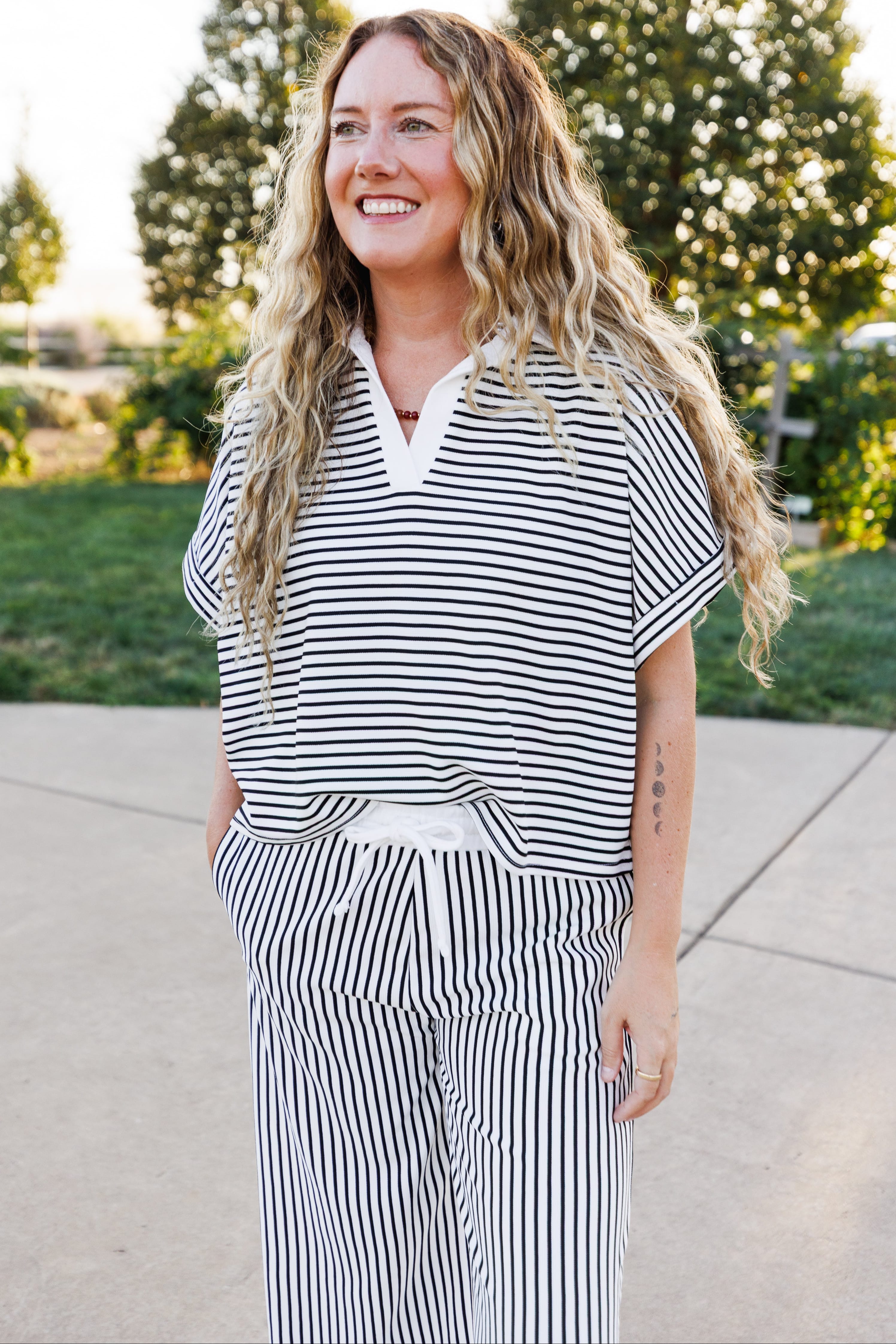 Jasper Striped 2 Piece Set