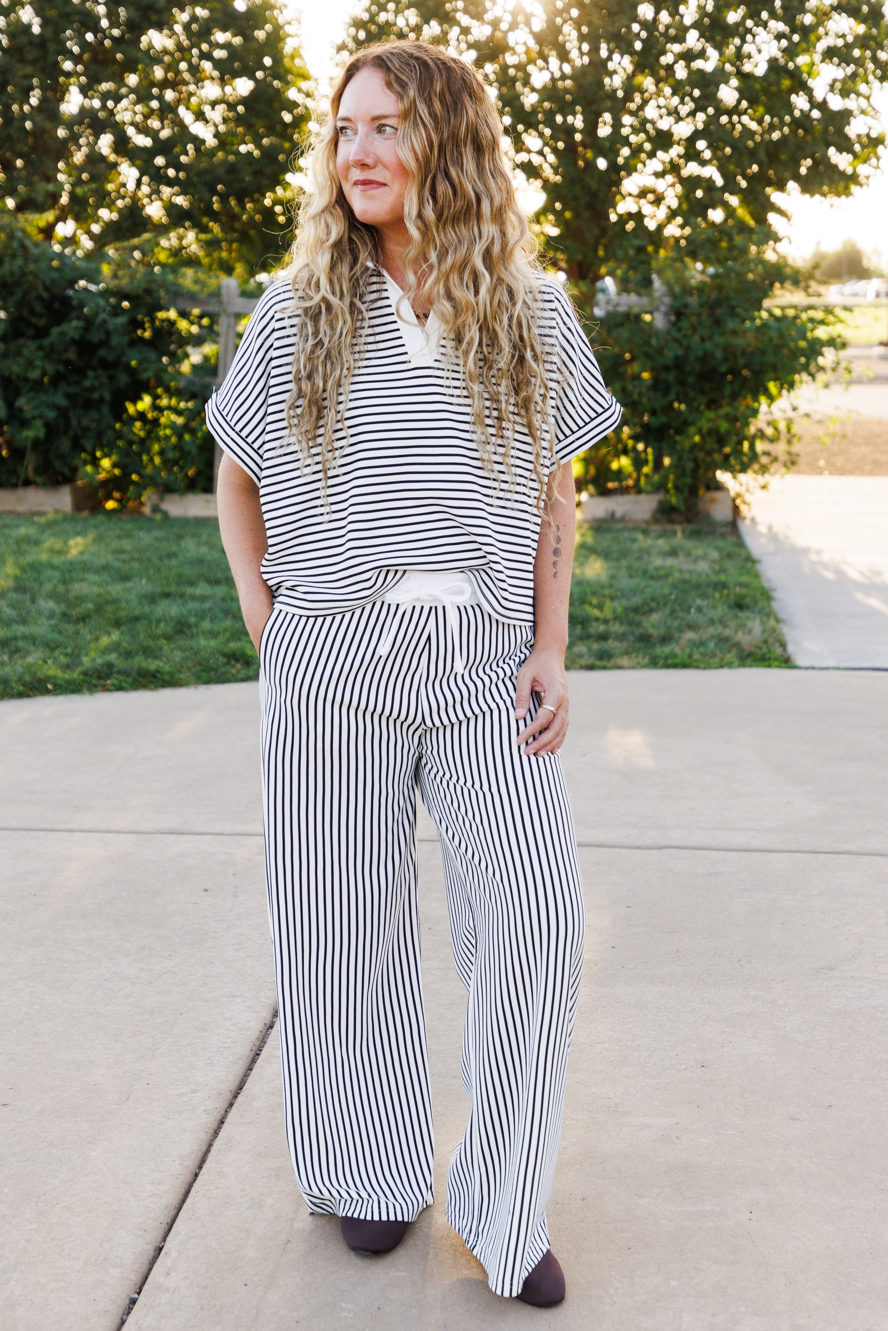 Jasper Striped 2 Piece Set