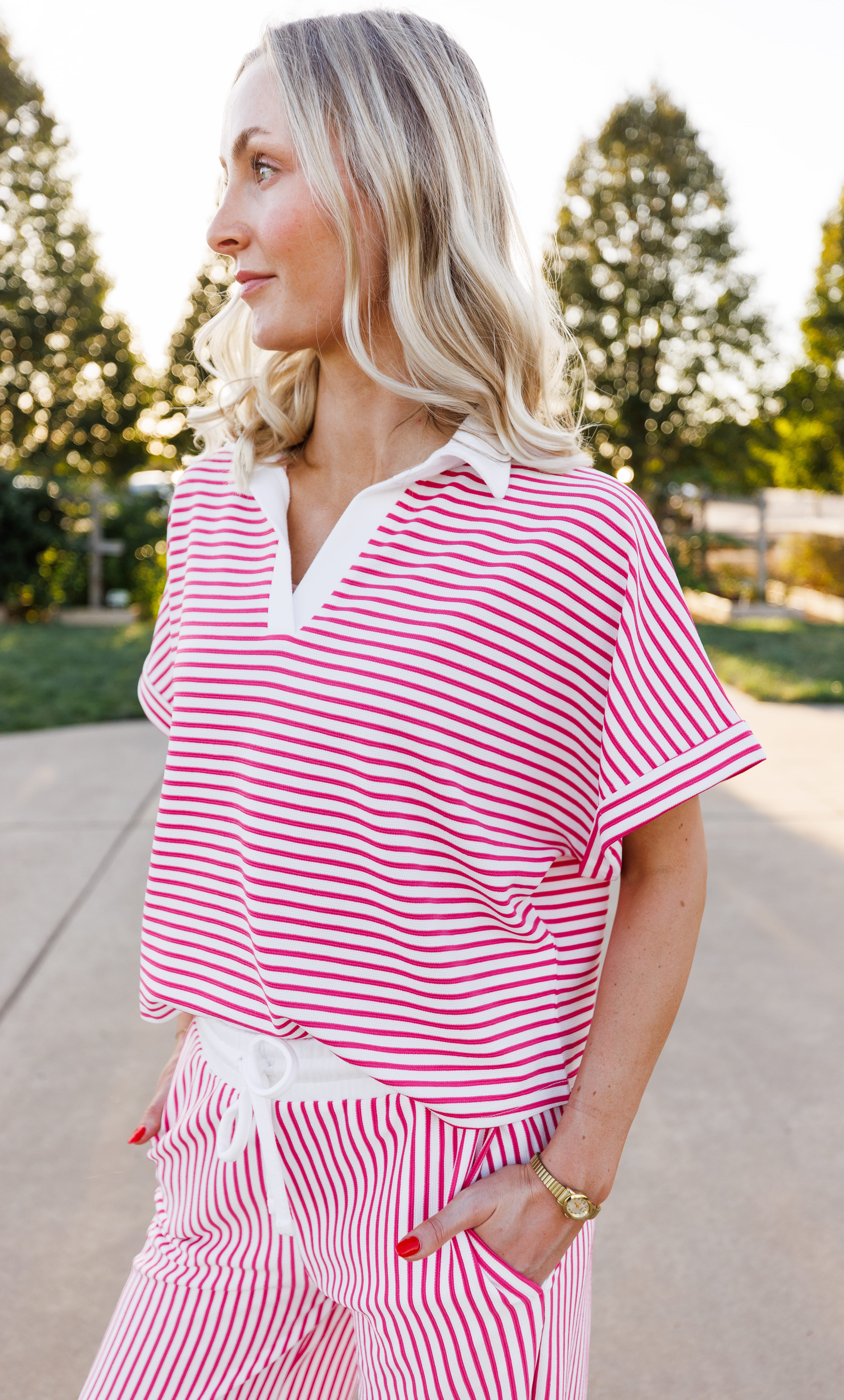 Jasper Striped 2 Piece Set