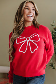 Jennifer Holiday Bow Sweater