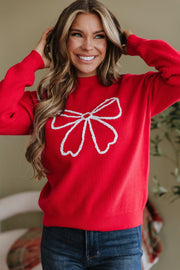 Jennifer Holiday Bow Sweater