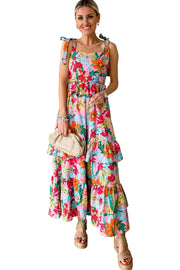 Joey Floral Print Layered Maxi Dress | Pre Order 5/20