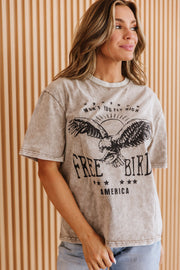 Jolene Mineral Washed Graphic Tee