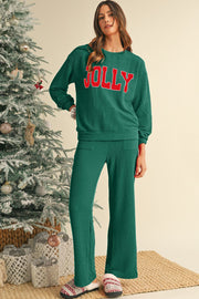 Jolly Long Sleeve Top and Pants Set | DROPSHIP