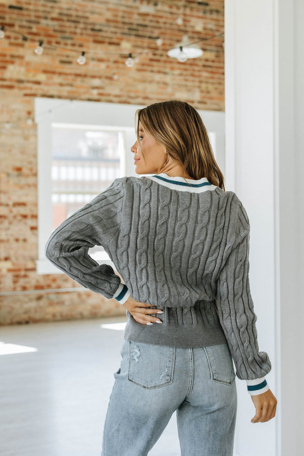 Joseph Contrast Rib Sweater | S-2XL