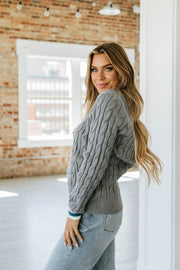 Joseph Contrast Rib Sweater | S-2XL