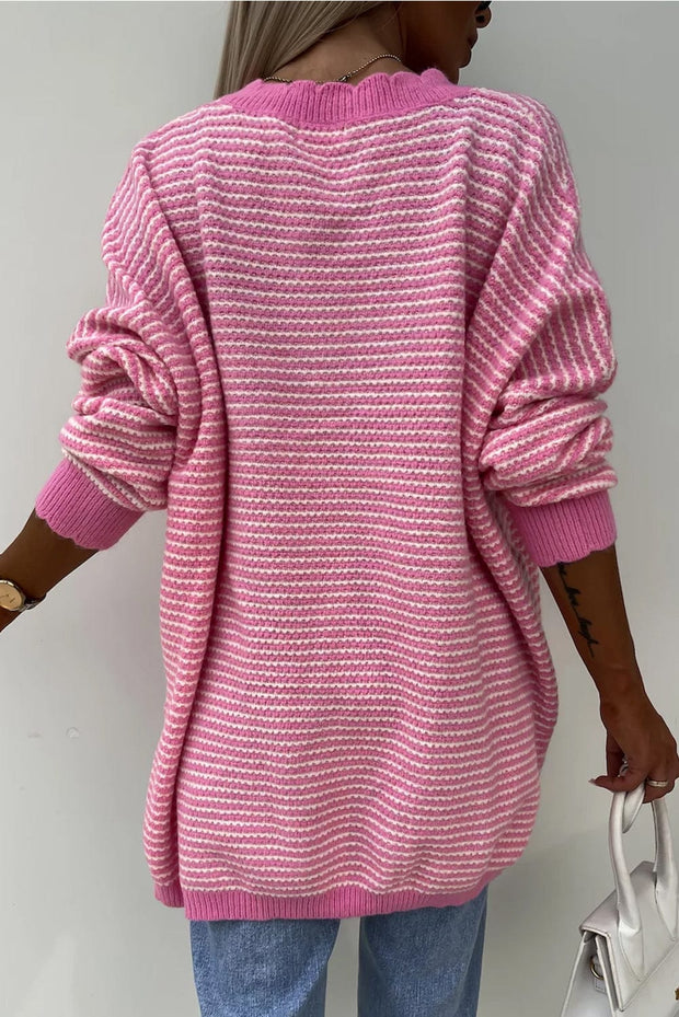 Kaelie Scallop Knitted Sweater | S-XL