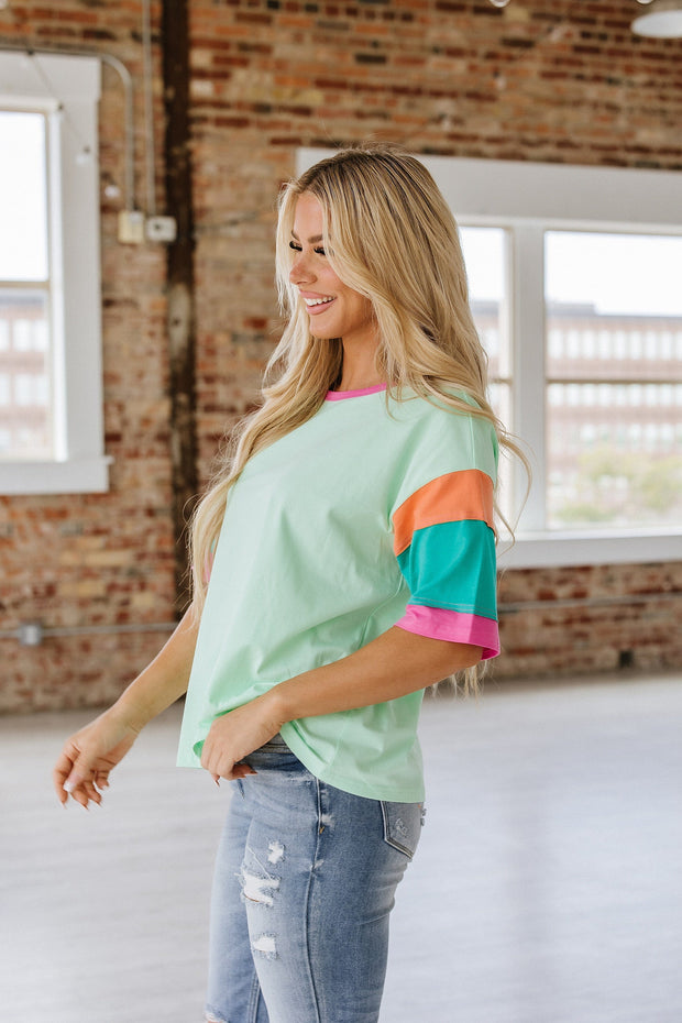 Kamile Color Block Tunic | S-XL