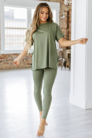 Kammie Microfiber Loungewear Set