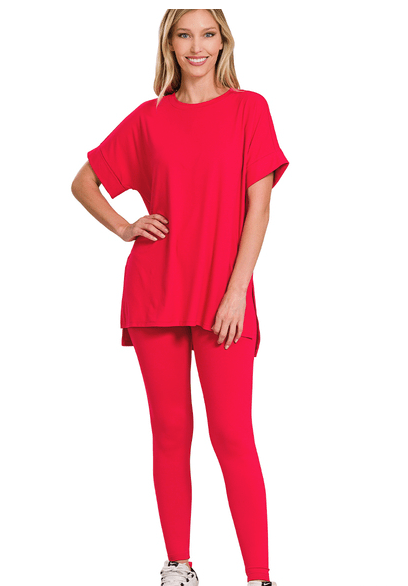 Kammie Microfiber Loungewear Set | S-3XL