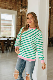 Karim Striped Long Sleeve Top | S-XL | PRE ORDER