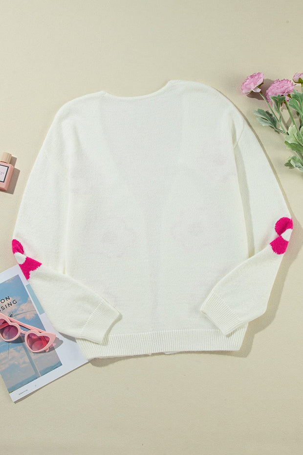 Kaylee Flower Knit Cardigan | S-XL