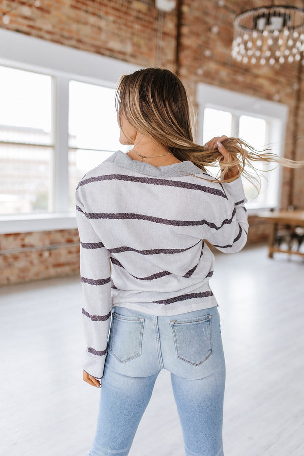 Keira Collared Knit Sweater | S-XL