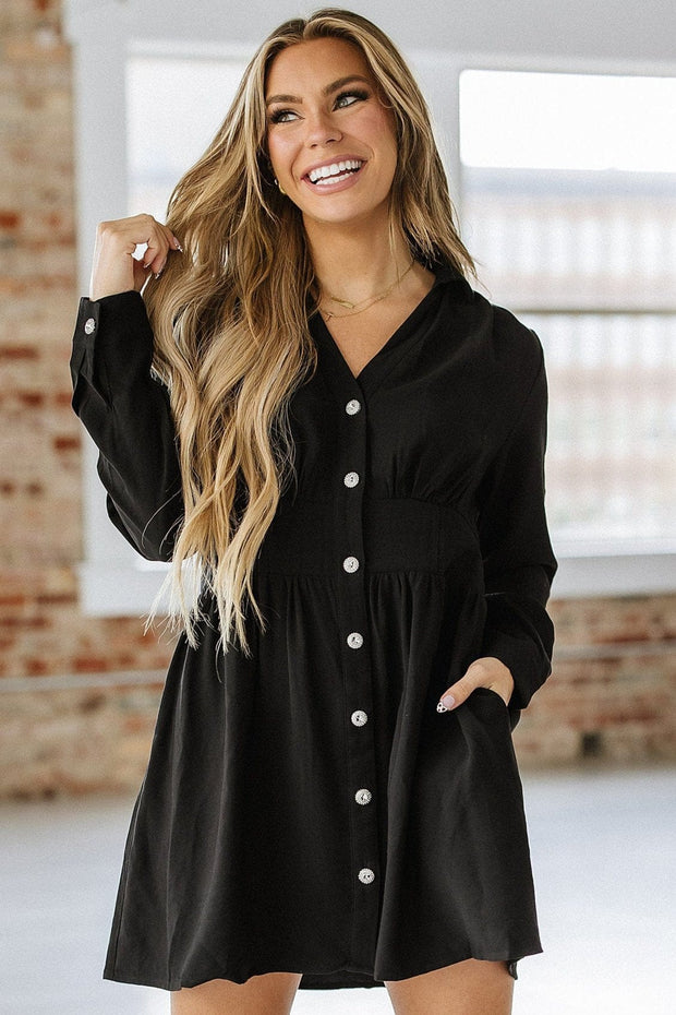 Keller Long Sleeve Mini Dress | S-XL