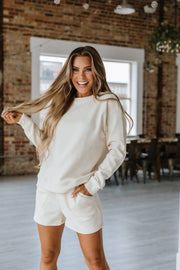 Kelly Textured Long Sleeve Lounge Set | S-2XL