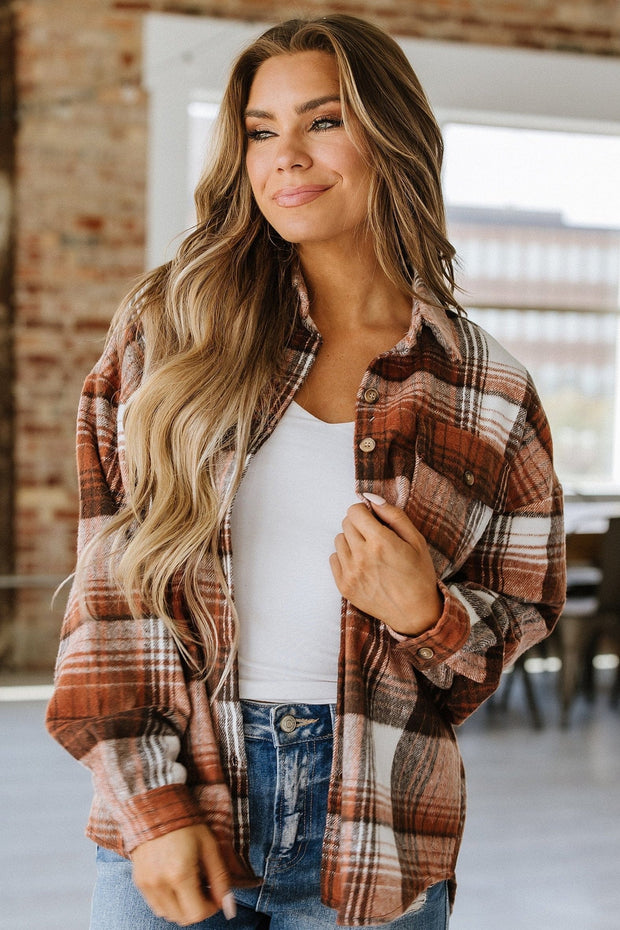 Kelsea Plaid Shacket | S-2XL