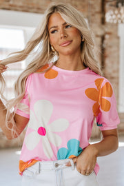 Kenzie Flower Print Bubble Sleeve Top | S-2XL | PRE ORDER