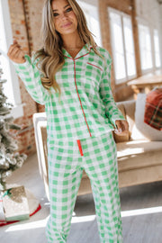 Kiara Plaid Pajama Set