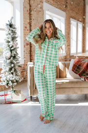 Kiara Plaid Pajama Set