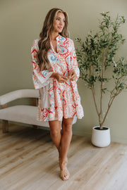 SALE - Kilah Boho Tiered Mini Dress