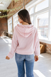 Kinslee Casual Button Front Hoodie | S-XL
