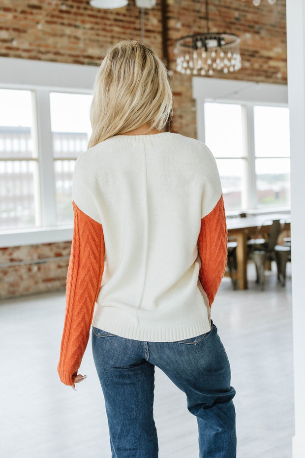 Kofi Colorblock Drop Shoulder Sweater | S-XL