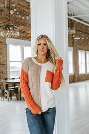 Kofi Colorblock Drop Shoulder Sweater | S-XL