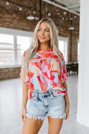Kye Abstract Print Blouse | S-XL