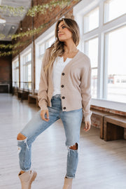 Laine Button Up Sweater Cardigan