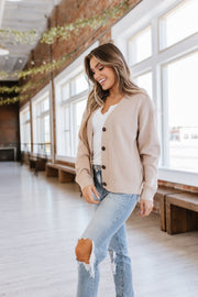Laine Button Up Sweater Cardigan
