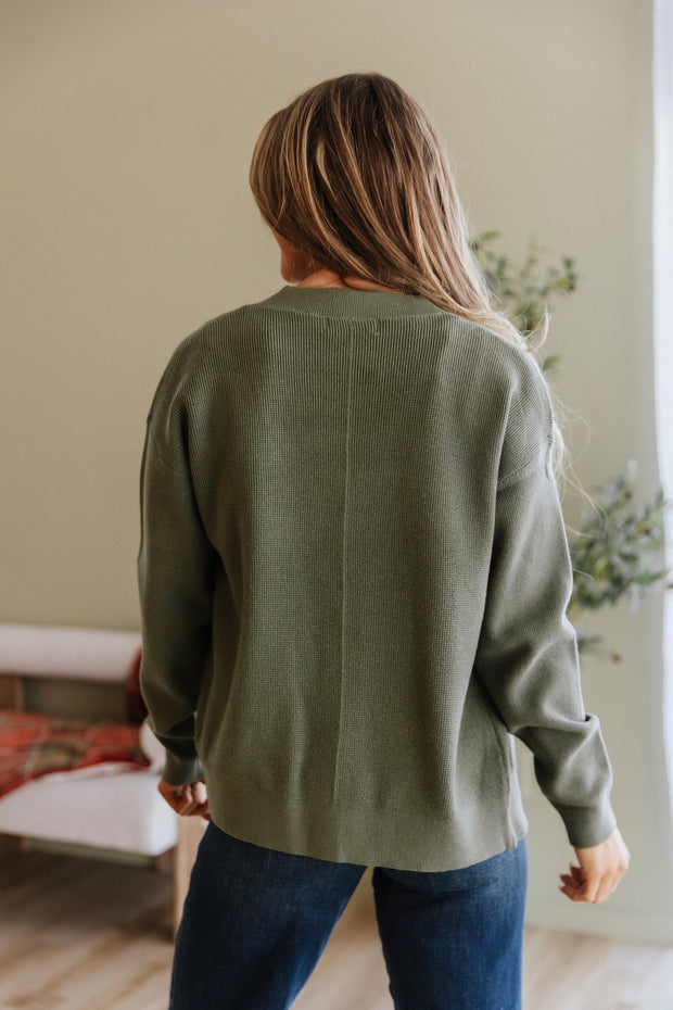 Laine Button Up Sweater Cardigan