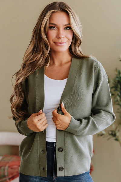Laine Button Up Sweater Cardigan