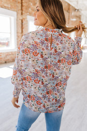 Lana Floral Print Blouse | S-XL