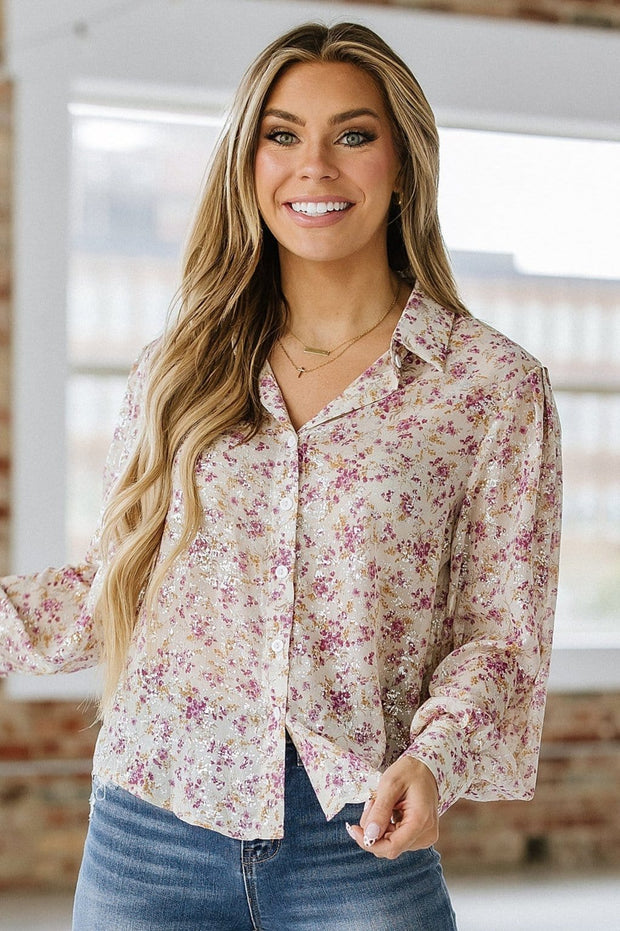 Laney Floral Print Blouse | S- XL