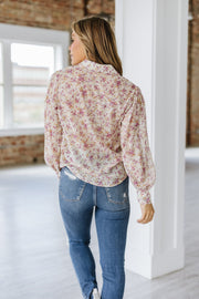 Laney Floral Print Blouse | S- XL