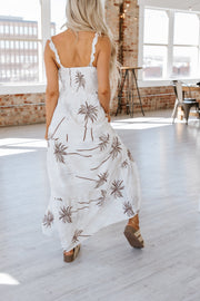 Leah Tropical Print Maxi Dress | S-XL