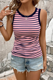 Leia Stripe Ribbed Tank Top | S-XL | PRE ORDER