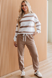 Leonard Striped Pullover and Joggers