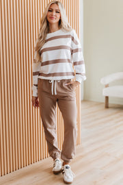 Leonard Striped Pullover and Joggers