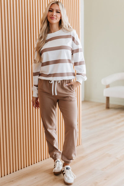 Leonard Striped Pullover and Joggers Set | DROPSHIP