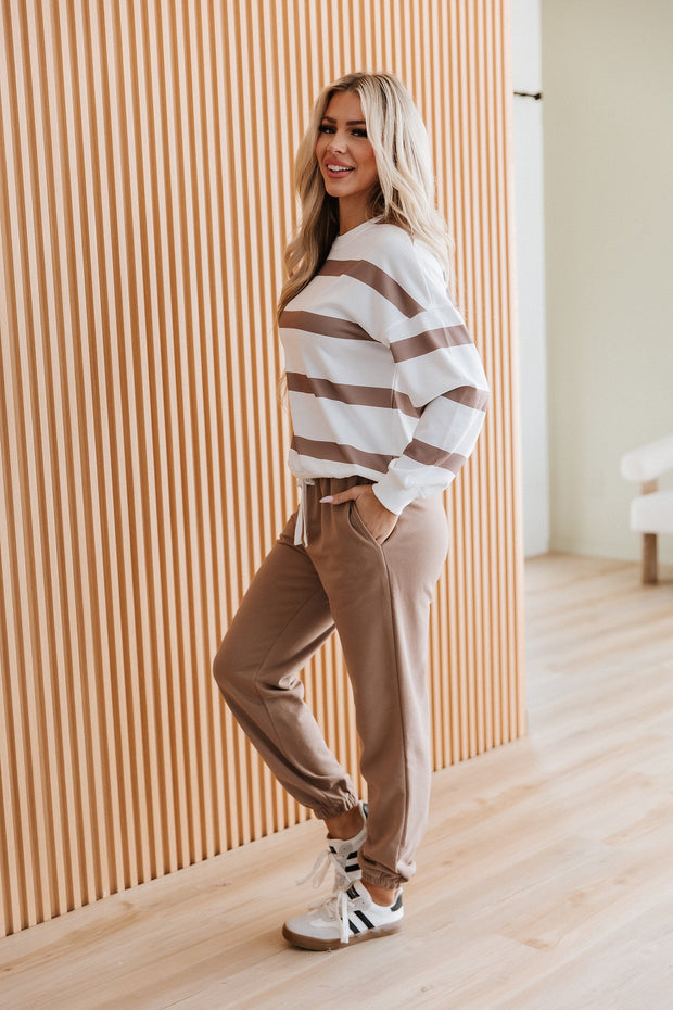Leonard Striped Pullover and Joggers Set | DROPSHIP