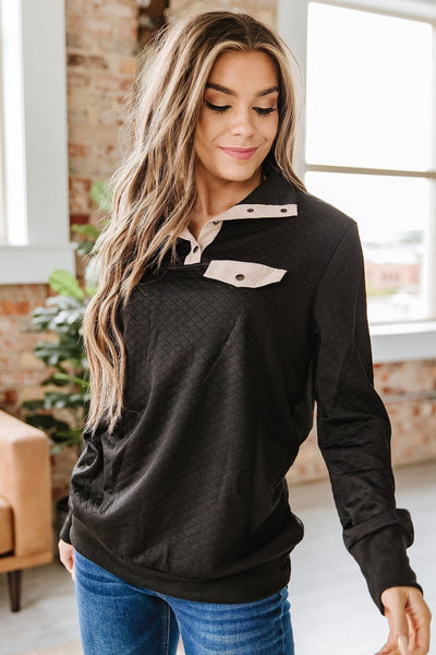 Lilian Quilted Pullover | S-2XL