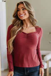 Lilith Ribbed Long Sleeve Top