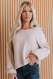 Lincon Ribbed Oversized Top