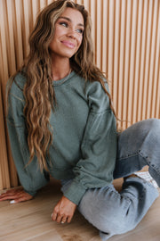 Lincon Ribbed Oversized Top