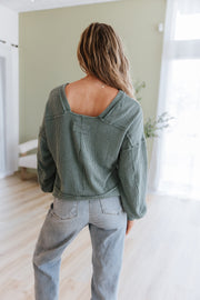 Lincon Ribbed Oversized Top