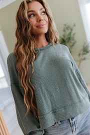 Lincon Ribbed Oversized Top