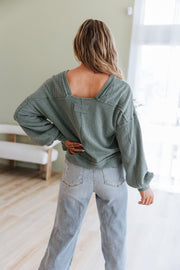 Lincon Ribbed Oversized Top