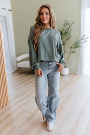 Lincon Ribbed Oversized Top